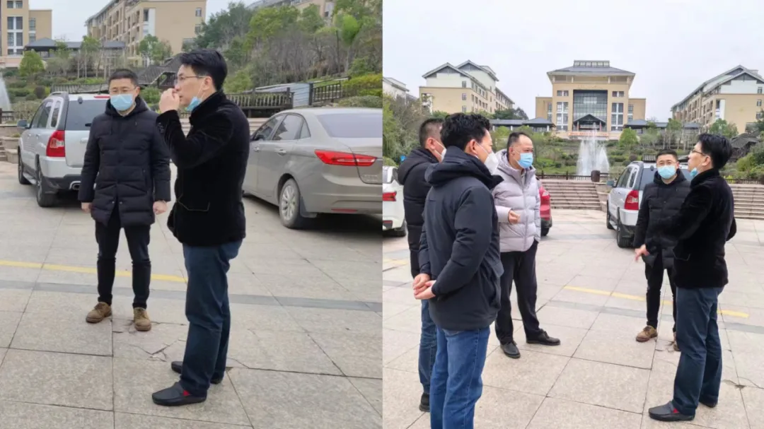 市博源国际公司领导深入金泰公司开展春节前安全检查及疫情防控督导工作