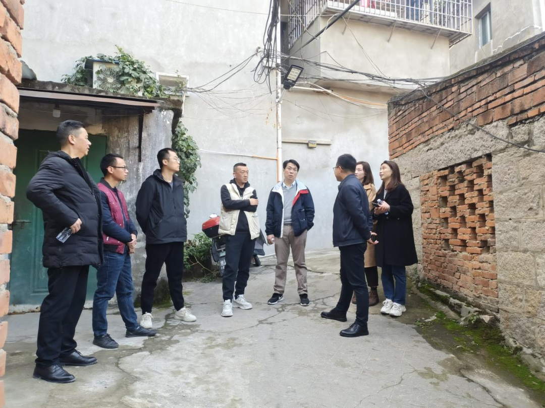 市博源国际公司领导赴闽东商业公司开展房屋安全加固施工情况及安全生产调研